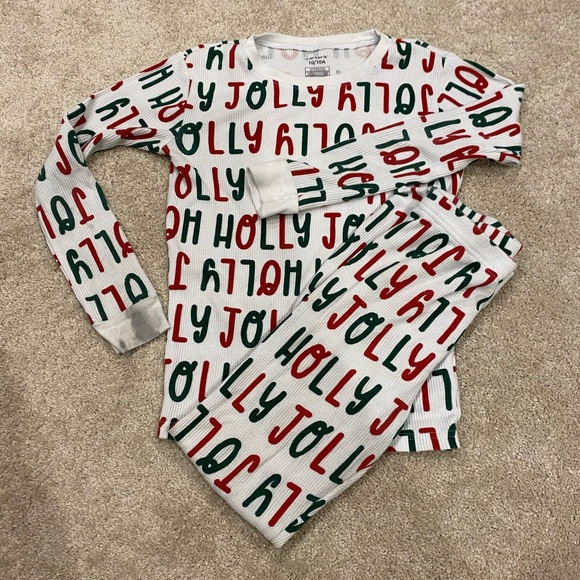 Carters Christmas Pajama Bundle! Girls Size 10 - Picture 2 of 8